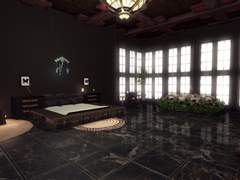 블랙인테리어, 베이지톤, 비밀문