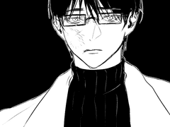 깨진 유리창으로