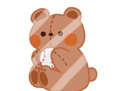 야구곰도리 키링도안 판매