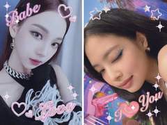 💖투명포카 도안 배포💖 하이틴