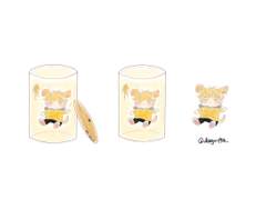 인삼주에 빠진 문댕 키링 도안