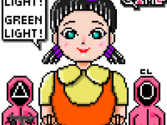 오징어게임 픽셀아트