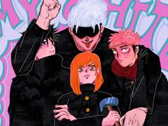 원작 고죠와 연반 담임 이타도리가 만나면