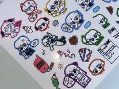 은혼 다이어리 스티커 도안 공유