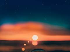 자정에 노을이 찾아오면