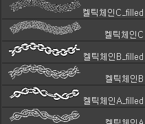 켈틱 체인 3종 세트