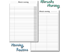 [굿노트 속지] 미라클 모닝