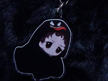 베놈에디 유령 아크릴키링 도안