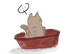 어린 건우의 화장실