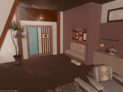 목조 아이보리 주택