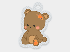 하이큐 학교 테마 테디베어 도안