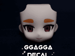 자캐 넨도로이드 헤드 데칼 샘플