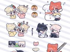 데못죽 스티커 유료 배포