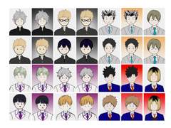 하이큐 증명사진도안