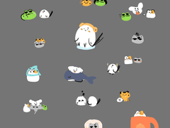 몬스타 스티커 도안