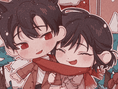 해피 메리 크리스마스 고정틀 커미션🎅