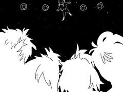 하치야 사부로는 우주에 있다. 1