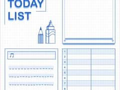 GoodNotes 굿노트 데일리 플래너 양식 | TODAY LIST