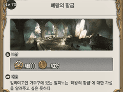 Lv. 70 폐왕의 황금
