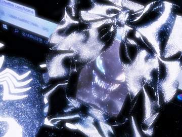 베놈 투명 포토카드 도안