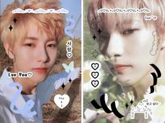 🍬투명포카 도안 배포🍬폴꾸 다꾸