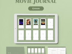 굿노트 영화 리뷰 노트 - 그린 ver