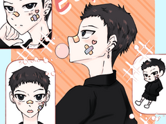 온앤오프 팬아트 백업2