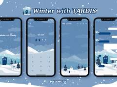 Winter with TARDIS 카카오톡 테마 배포