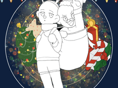 크리스마스 2인 고정틀 커미션