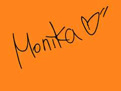 모니카 포카 도안 주황