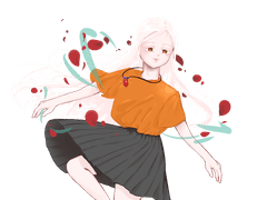 흩날리는 꽃의 폭풍이여,