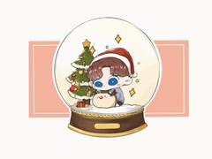 크리스마스 스노우볼 고정틀 커미션