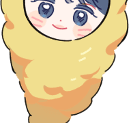 차니튀김 키링 도안