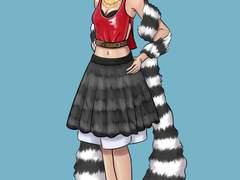 창작 패션 그려봤습니다