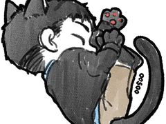 냥배추 키링 도안