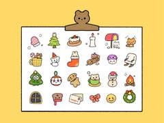 크리스마스 굿노트 스티커