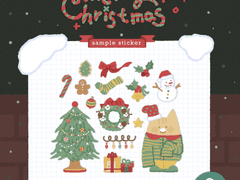 [무료공유] 크리스마스 스티커