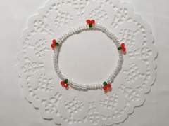 [ 비즈 ] 체리 팔찌 & 체리 반지 판매