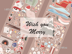 스티커 - [위시 유 메리]실내set