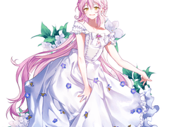 호수 위의 푸른 꽃잎