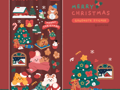 [ goodnote sticker ] 메리 크리스마스 스티커