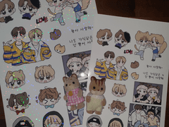 믾성 스티커 도안