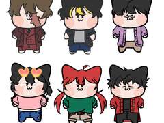 히플비 히어로즈(+얀) 키링 도안 배포