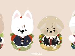 코코미니즈 아크릴 키링 공유