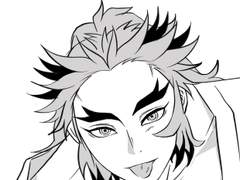 핥고 있는 렌고쿠