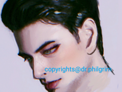 생각없이 그린 남캐