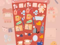 [DOHA PLANET] 클린 앤 워시 스티커