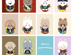 코코미니즈 아크릴 키링 공유