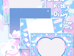 Little Kitty Diaryㅣ굿노트 프리노트