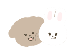 세븐틴 민규 정한 키링 도안